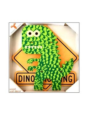 Kid’s 3D Dinosaur Wooden Wall Art by Modern Moose